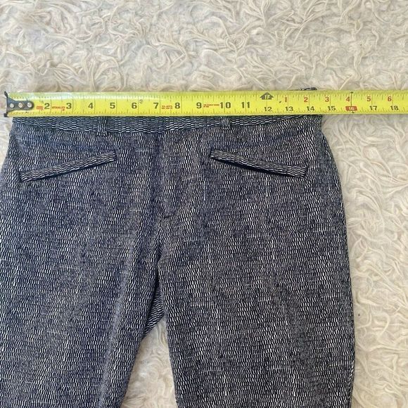 Gap Black & White Patterned Skinny Ankle Pants size 8 - Picture 7 of 8